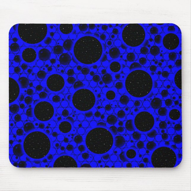 Leertaste - Blau Mousepad (Vorne)