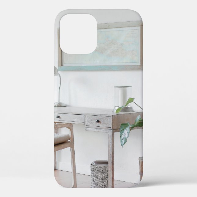 LEERTER SCHREIBTISCH IN DER NÄHE Case-Mate iPhone HÜLLE (Rückseite)