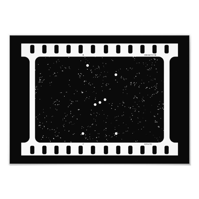 Leerzeichen-Negativ-Foto Fotodruck (Vorne)