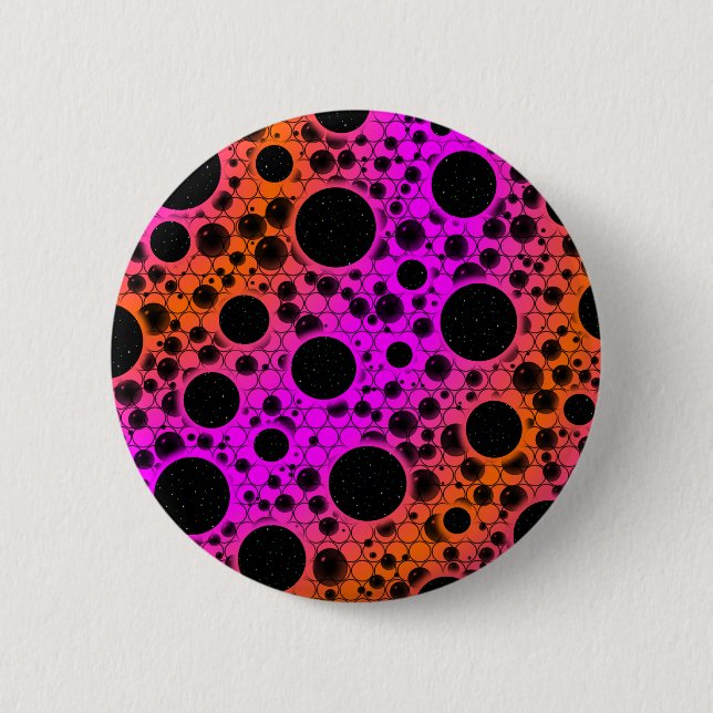 Leerzeichen - Rosa/orange Button (Vorderseite)