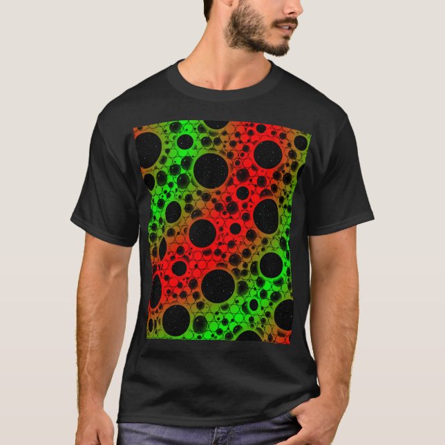 Leerzeichen - Rot/Grün T-Shirt (Vorderseite)
