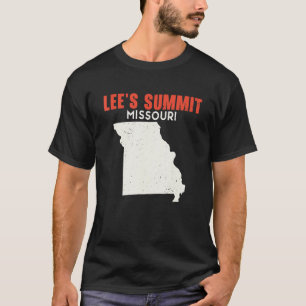 Lees Gipfeltreffen Missouri USA Staat Amerika Reis T-Shirt