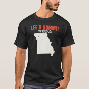 Lees Gipfeltreffen Missouri USA Staat Amerika Reis T-Shirt