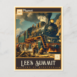 Lee's Summit, Missouri Vintage Postkarte