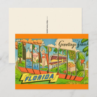 Leesburg Florida Gruß Postkarte