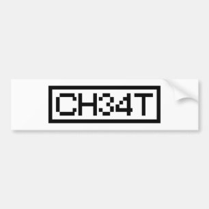 LEET CHEAT AUTOAUFKLEBER