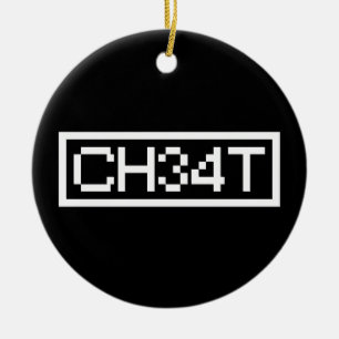 LEET CHEAT KERAMIK ORNAMENT