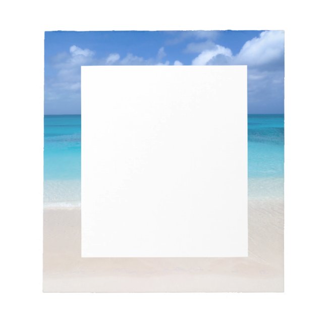 Leeward Beach | Foto Turks und Caicos Notizblock (Vorderseite)
