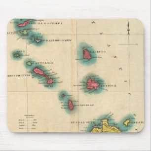 Leeward-Inseln Mousepad