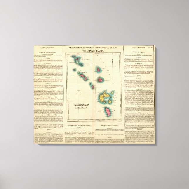 Leeward Islands Leinwanddruck (Vorderseite)