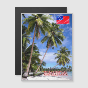 Lefaga - Paradise Beach - Samoa - Magnetkarte