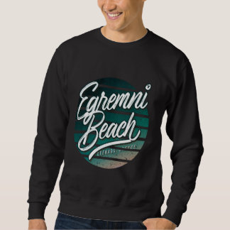 Lefkada Egremni Strand, Sommerurlaub Mediterrane Sweatshirt