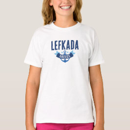 Lefkada Griechenland Kindermädchen T - Shirts