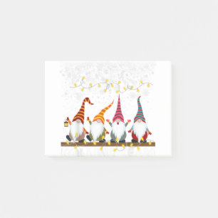 Lefmaking rolling team gnome xmas fröhliche Weihn Post-it Klebezettel