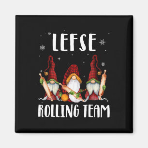 Lefse Rolling Team gewinnt Weihnachten Weihnachten Magnet