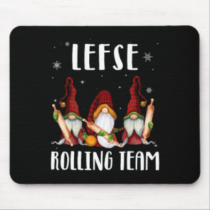 Lefse Rolling Team gewinnt Weihnachten Weihnachten Mousepad