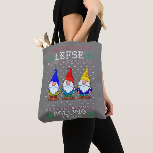 Lefse Rolling Team, Weihnachtsbacktomte Gnome (Von Nahem)