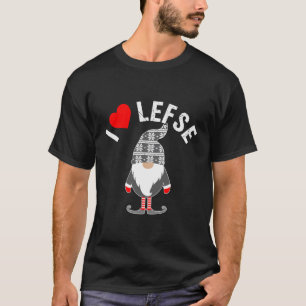 Lefse Tomte Gnome Scandinavian Gnome Backaking T-Shirt