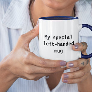 Left-Handed Mug Novelty Lefty Humor Tasse