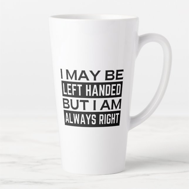 Left Handers Mug Milchtasse (Rechts)