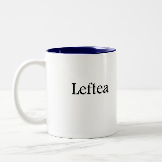 Leftea linkshändige Tee-Tasse Zweifarbige Tasse (Links)