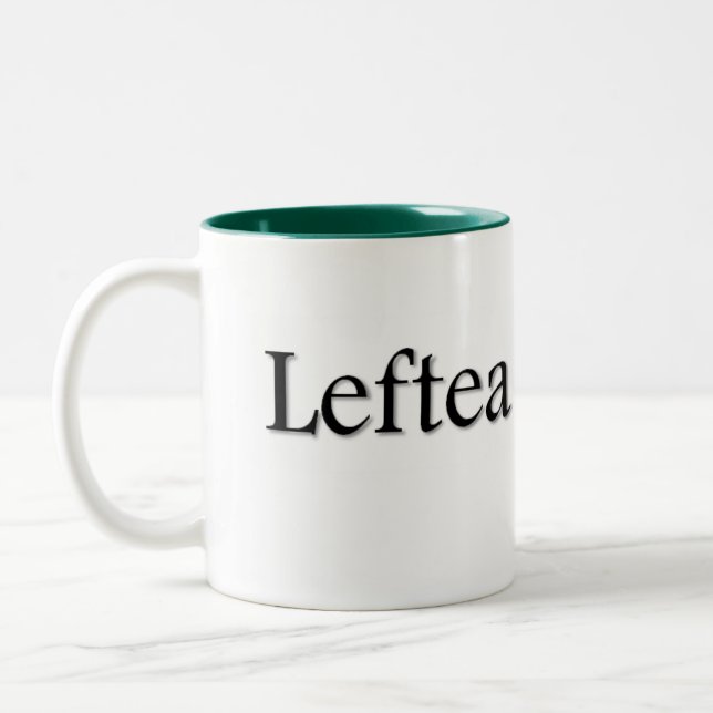 Leftea linkshändiger Tee Zweifarbige Tasse (Links)