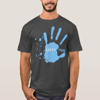 Lefthed Lefty Pride Handprint T-Shirt
