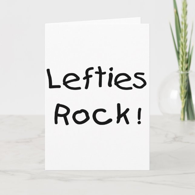 Lefties Rock Karte (Vorderseite)