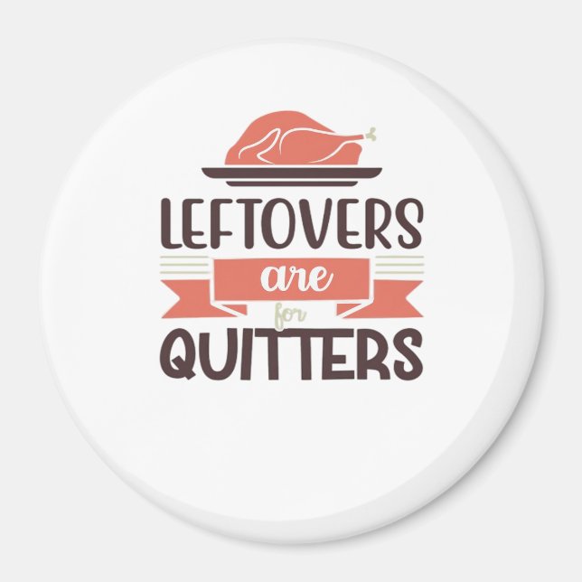 Leftores sind für Quitys lustigen Erntedank Quot Magnet (Vorne)
