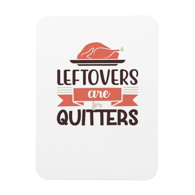 Leftores sind für Quitys lustigen Erntedank Quot Magnet (Vertikal)