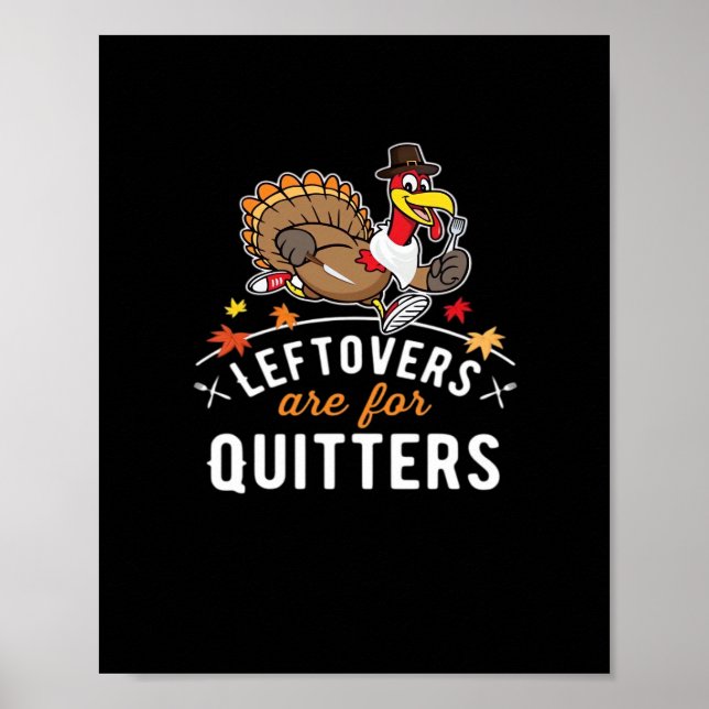 Leftovers sind für Quitters ・ Erntedank Essentia Poster (Vorne)