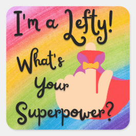 Lefty Super Power Sticker