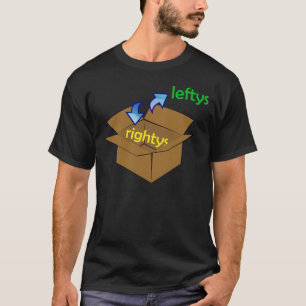 Leftys sind außerhalb des Box-T - Shirt