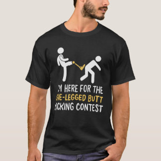 Leg Amputee Jokes Leg Amputation Spaß T-Shirt