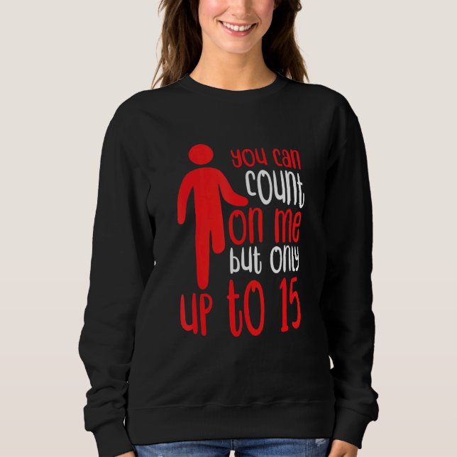 Leg Amputee Spaß Amputation Support Joke Sweatshirt (Vorderseite)