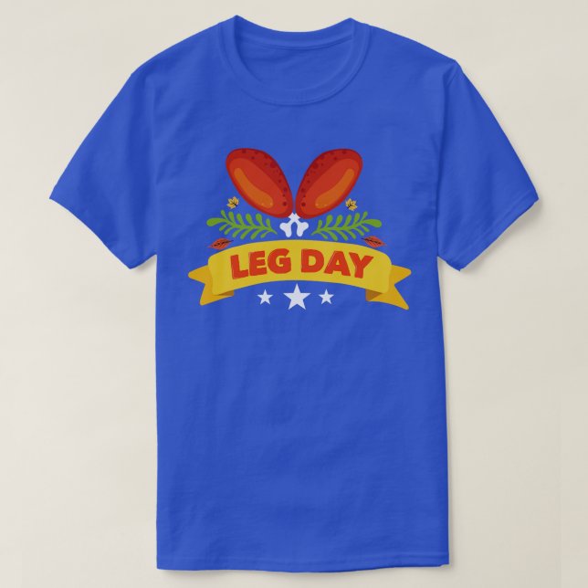Leg Day Gift Erntedank T-Shirt (Design vorne)