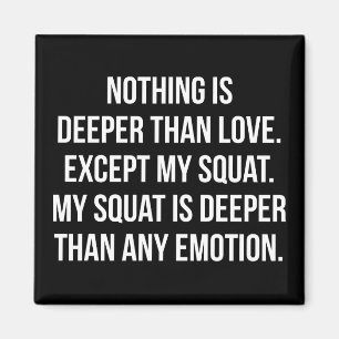 Leg Day - Mein Squat ist tiefer als die Liebe - Fu Magnet