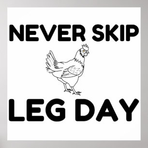 Leg Day Poster