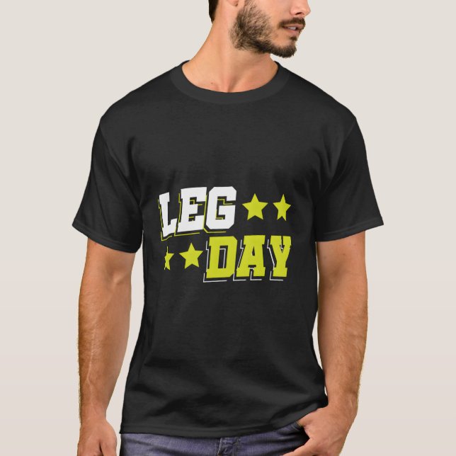 Leg Day Workout Rollstuhl T-Shirt (Vorderseite)