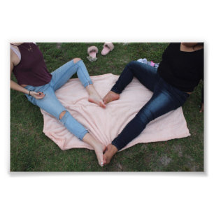 Leg Heart Foto Print