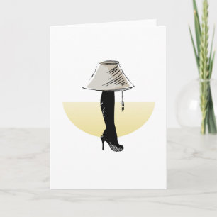Leg lamp feiertagskarte