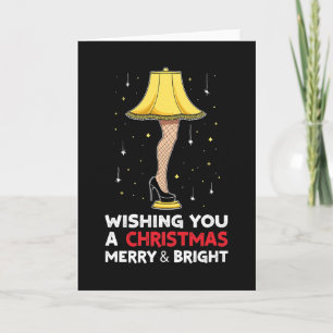 Leg Lamp Weihnachtskarte Karte