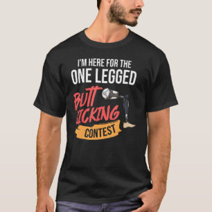 Leg Prothetisches Geschenk mit einer Legierung Leg T-Shirt