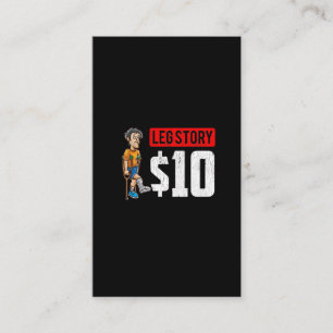 Leg Story Bone Gut Erholung Operation Visitenkarte