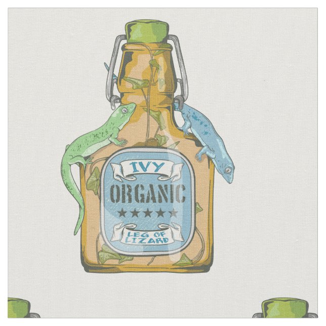 Leg von Lizard Macbeth Hexen Zauber Stoff (Nahaufnahme)