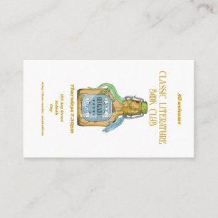 Leg von lizard Shakespeare Macbeth Visitenkarte