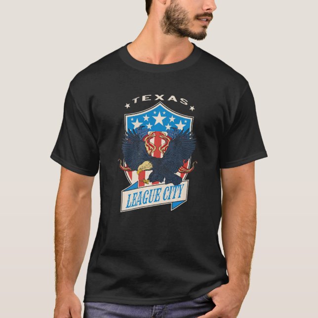 Lega City National Texas Day T-Shirt (Vorderseite)