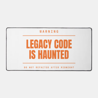 Legacy-Code ist lustig verflucht Funny Programmer Schreibtischunterlage