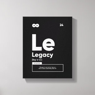 Legacy-Definition   Motivierend Leinwand Wall Art