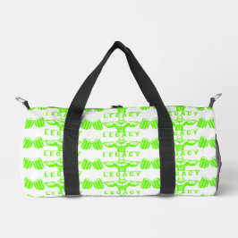 Legacy Minimalist Gym Design – Neon Green Fitness Duffle Bag
